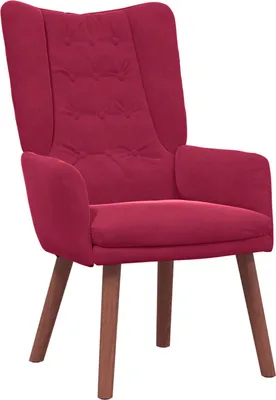 Obrázok produktu pre vidaXL Kreslo vínová červená 63 x 67 x 94 cm Zamat