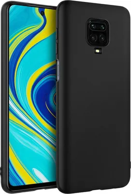Produktbild von Silikon Hülle für Xiaomi Redmi Note 9 Pro / 9S Schutzhülle Matt Schwarz Backcover Handy Case