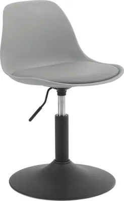Produktbild von WOLTU 1 x Barhocker höhenverstellbar, PP+PU, Grau