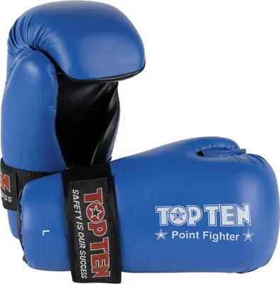 Produktbild von Semikontakt-Handschuh Point Fighter Blau XL