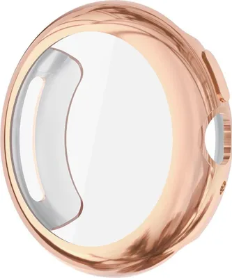 Produktbild von Für Google Pixel Watch 4 41mm Electroplated Full Cover TPU Smart Watch Schutz Hülle Rose Gold