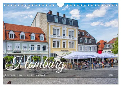 Produktbild von Homburg - Charmante Kreisstadt im Saarland (Wandkalender 2027 DIN A4 quer), CALVENDO Monatskalender