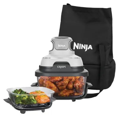 Produktbild von Ninja CRISPi Tragbare Heißluftfritteuse mit Tragetasche, 3,8 l & 1,4 l