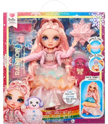 Obrázek produktu pro Rainbow High Winter Wonderland Doll- Bella (Pink), Módní panenka, Ženy, 4 rok/roky, Chlapec/děvče, 280 mm, Vícebarevný