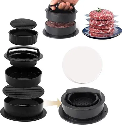 Immagine prodotto di Set per hamburger 4 in 1 con 100 fogli di carta