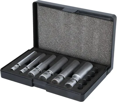 Obrázok produktu pre KS TOOLS 1/4"+ 3/8" Spezial-Glueh- und Zündkerzen-Stecknuss-Satz mit Gelenk 11-tlg 500