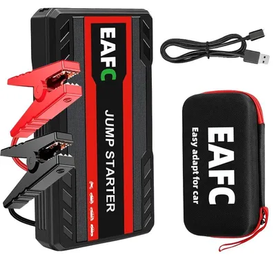 Zdjęcie produktu dla Urządzenie do rozruchu samochodu, powerbank, oświetlenie awaryjne, 600 A z obudową
