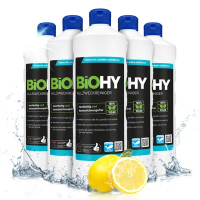 Produktbild von BiOHY Allzweckreiniger, Allesreiniger, Universalreiniger, Konzentrat, 6 x 1 l
