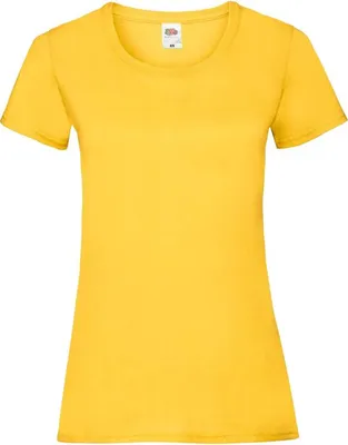 Produktbild von Damen-T-Shirt, Kurzarm - FOL VALUEWEIGHT T/W - sunflower - Größe XL