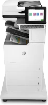 Produktbild von HP Color LaserJet Enterprise Flow MFP M681z, Drucken/Kopieren/Scannen/Faxen, Laser, Farbdruck, 1200 x 1200 DPI, A4, Direktdruck, Schwarz, Grau
