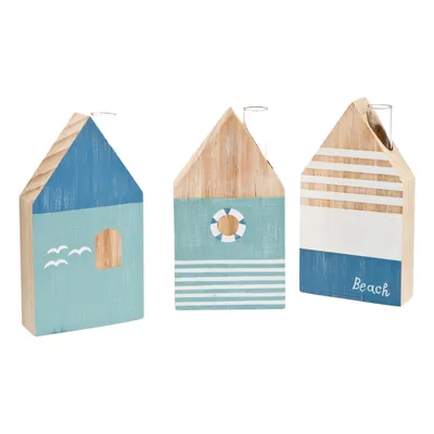 Zdjęcie produktu dla Goebel Blue Houses (Vase, Holz-Kombi)
