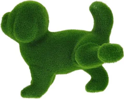 Produktbild von Kleine Hundegrasfigur Dekoration für Garten Zuhause