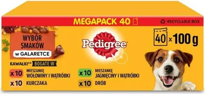Immagine prodotto di Pedigree 40x 100g - Selezione adulti in gelatina