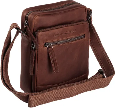 Produktbild von The Chesterfield Brand echt Leder Herren Schultertasche Umhängetasche Birmingham braun