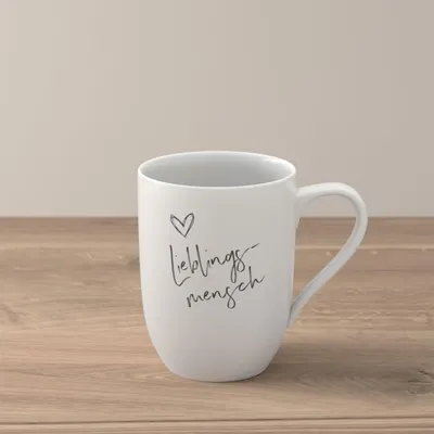 Zdjęcie produktu dla Villeroy&Boch - Kubek Statement 290ml „Lieblingsmensch''
