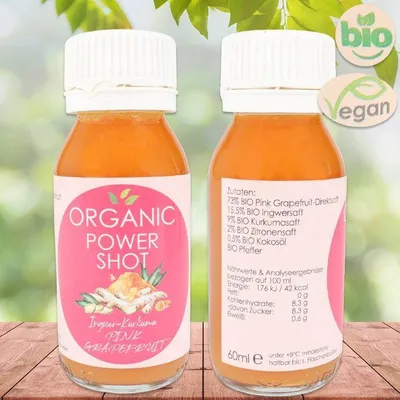 Immagine prodotto di INGVERE CURCUMA Shots PINK GRAPEFRUIT alta disponibilità biologica (30x60ml) cura mensile