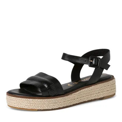 Produktbild von TAMARIS Damen Wedge/Plat Sand Art: 1-1-28250-28 in black (schwarz) - Größe:37