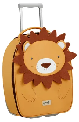 Produktbild von Happy Sammies Eco - Upright XS Kindergepäck, 45 cm, 22,5 L, Gelb (Löwe Lester)