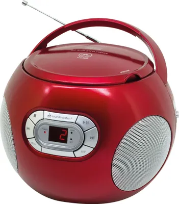 Produktbild von Soundmaster SCD2120, 1,33 kg, Rot, Tragbarer CD-Player