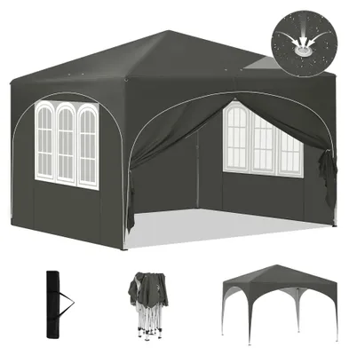 Image de Tente pop-up - Tente de réception pliable - Tentes - Tente de camping - Tente de camping imperméable - 3x3 mètres