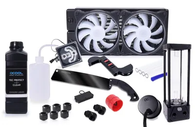 Obrázek produktu pro Alphacool 11992 - Wasserblock - 12 cm - Schwarz - Transparent