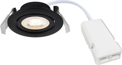 Produktbild von Nordlux 2510300103 Monolo 1-Kit LED Einbaustrahler 4,8W Dimmbar Warmweiss Schwarz
