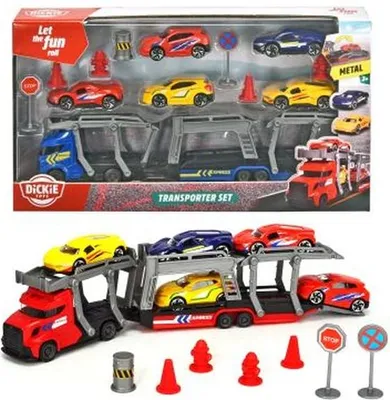 Produktbild von Dickie Toys Transporter Set, 2-sort.