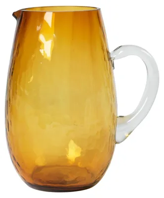 Produktbild von Broste Copenhagen HAMMERED Krug amber 2 l