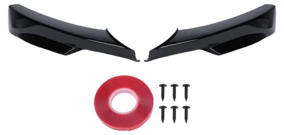 Produktbild von Frontstoßstange Lippensplitter Spoiler Diffusor Schutz Body Kit Ersatz für 3er E90 E91 LCI M Sport 2009–2012, glänzendes Schwarz