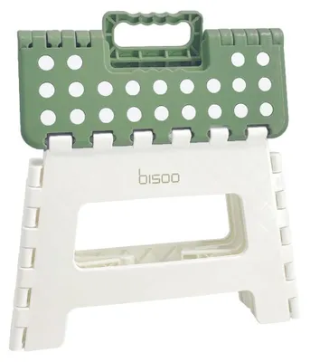 Obrázek produktu pro Stupátko skládací - Dětské - 27 cm - Polypropylen - Nosnost 150 kg - Olivově zelená