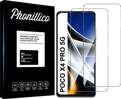 Immagine prodotto di Vetro temperato per Xiaomi POCO X4 PRO 5G [2 pezzi] Pellicola protettiva dello schermo Antigraffio Vetro Resistente Phonillico