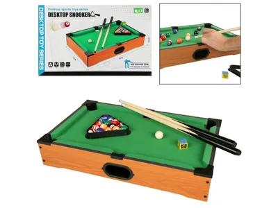 Obrázek produktu pro Mini dřevěný kulečník, hra 31x51x9,5 cm