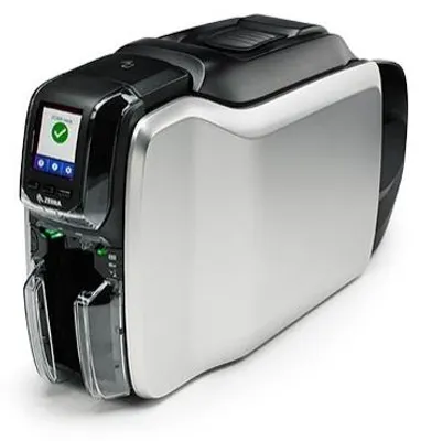 Produktbild von Zebra ZC300 - Farbstoffsublimation/Wärmeübertragun - 300 x 300 DPI - PVC - PVC Komposition - 900 Karte/h - 200 Karte/h - Schwarz - Silber
