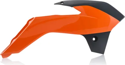 Produktbild von ACERBIS orange/schwarze Kühlerseitenteile für KTM SX 85