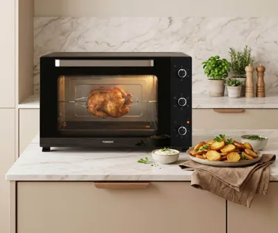 Productafbeelding van Vrijstaande oven - 75 liter - timer tot 60 min - hetelucht