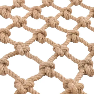 Image de Omgoods - Filet en jute naturel pour plantes grimpantes
