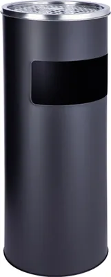 Produktbild von SVITA Aschenbecher schwarz 30 Liter Ascher Mülleimer Standaschenbecher
