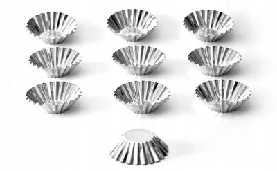 Produktbild von Kuchpol Muffinformen Metall 4.5cm 10 Stück