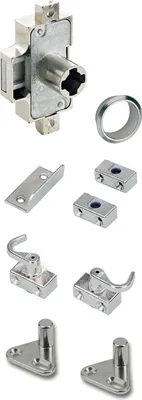 Produktbild von Hettich Prestige 2000 Aufschraubschloss Schrank-Möbelschloss | Drehstangenschloss Set, Dornmaß 25 mm, ø 18mm
