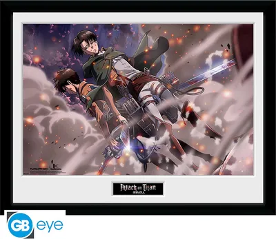 Zdjęcie produktu dla ATTACK ON TITAN - Oprawiona grafika "Smoke Blast"
