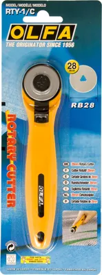 Produktbild von Olfa RTY-1/C 28mm Rundschneider