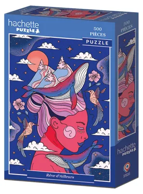 Image de Puzzle 500 pièces Hachette Rêve d'Ailleurs