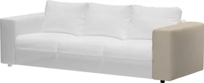 Produktbild von Dekoria Bezug für Vimle Armlehne breit, beige, 22 x 93 x 48 cm