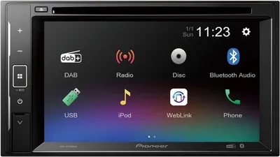 Produktbild von Pioneer AVH-A240DABAN Multimedia-Autoradio - inkl. DAB-Antenne