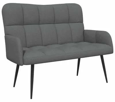 Produktbild von vidaXL 2-Sitzer Sofa Dunkelgrau 115 x 61 x 87 cm Stoff