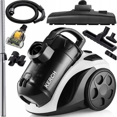 Produktbild von Leistungsstarker Beutelloser Zyklonstaubsauger Kerch Xtreme 3999W 2L + Turbo Bürste