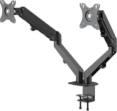 Produktbild von Neomounts DS70-700BL2 Monitorarm 17-27" - Gasfeder, Klemme, 7 kg, 43,2 cm (17"), 68,6 cm (27"), 100 x 100 mm, Schwarz