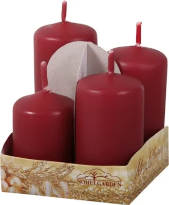 Immagine prodotto di Candele dell'Avvento Nohel Garden TIERED opaco d4x6/7/8/9cm 4pz