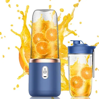 Produktbild von Tragbarer 500-ml-Mixer, 1500-mAh-USB-Lithium-Akku, kompaktes Design für Frucht-Smoothies