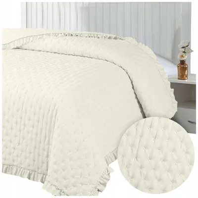 Obrázek produktu pro DOMAREX Rita Krémový prošívaný přehoz na postel 200x220 cm